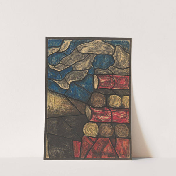 Ontwerp voor raam in het Noordertransept in de Dom te Utrecht 3 by Richard Nicolaüs Roland Holst