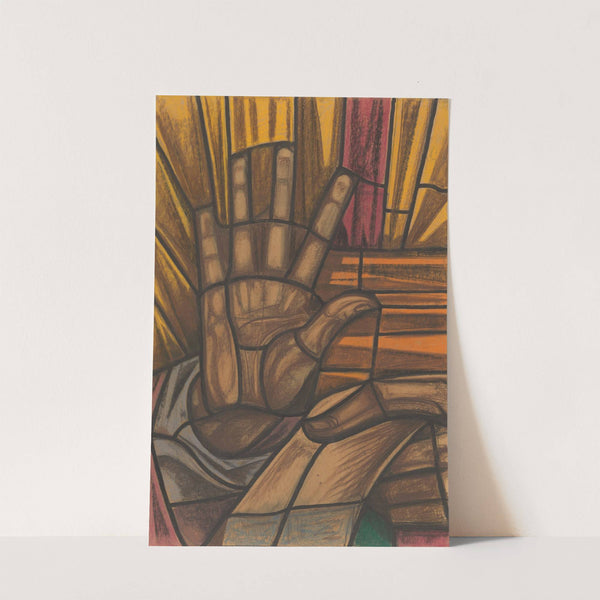 Ontwerp voor raam in het Zuidertransept van de Dom te Utrecht (1850 - 2000) by Richard Nicolaüs Roland Holst