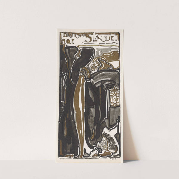 Ontwerp voor reclame voor Maison H. van Doorn' te Den Haag by Reijer Stolk