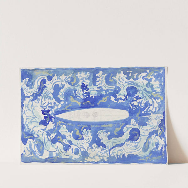 Ontwerp voor vignet van de Koninklijke Paketvaart Maatschappij (1874) by Carel Adolph Lion Cachet