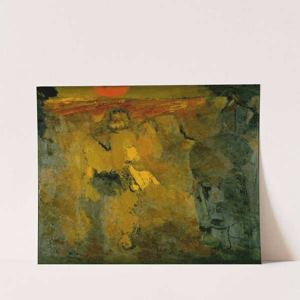 Onvoltooid landschap (1951) by Constant Permeke