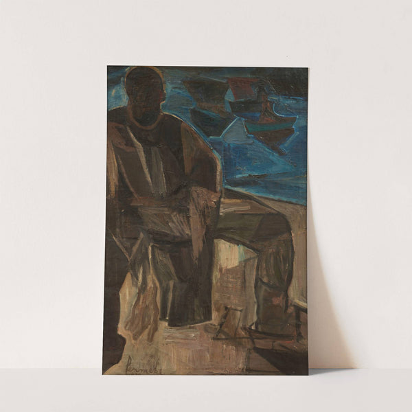 Oostends visser (1920) by Constant Permeke