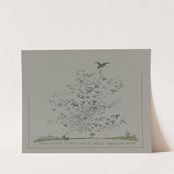 Op een gegeven teeken vloog de heele troep naar boven by Theo van Hoytema