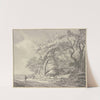 Op Schoote buyten Haarlem by Franciscus Andreas Milatz