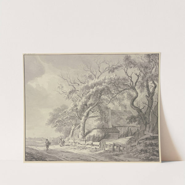 Op Schoote buyten Haarlem by Franciscus Andreas Milatz
