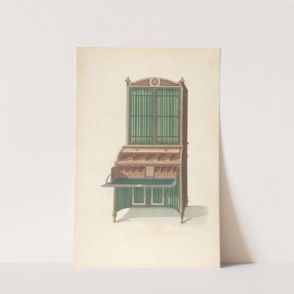 Open secretary-bookcase by Thomas Sheraton