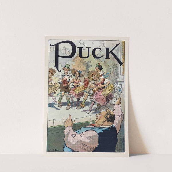 Opening of the opera season – drilling the merry villagers (1909) by Louis Glackens