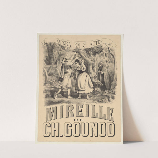 Opéra en 5 actes. Mireille de Ch. Gounod (1864) by Pierre-Auguste Lamy