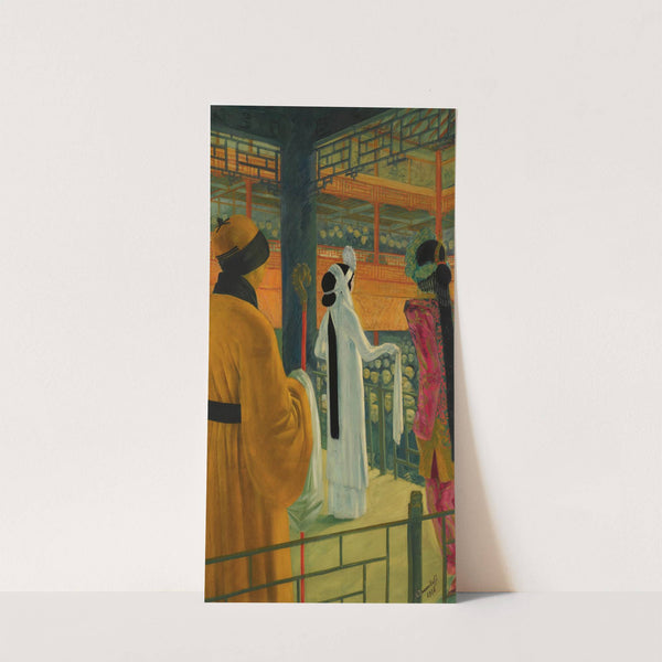 Opera In Peking (1918) by Alexandre Jacovleff