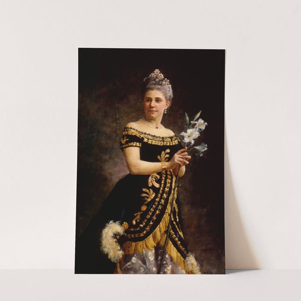 Opera Singer Ida Basilier-Magelsen's Portrait As Philine In Ambroise Thomas' Opera Mignon by Maria Wiik