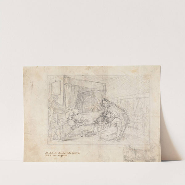 Operation Scene in a Hospital with Subsidiary Sketches in the Margin at the Lower Right by William Hogarth