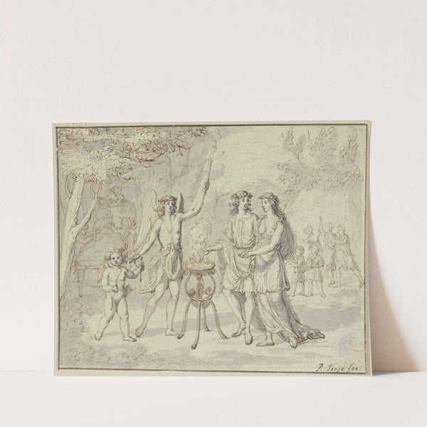 Opferndes junges Paar by Pieter Tanjé
