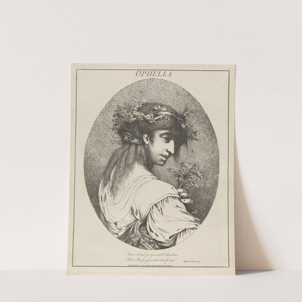 Ophelia, from Hamlet, Act IV, Scene 7 by John Hamilton Mortimer