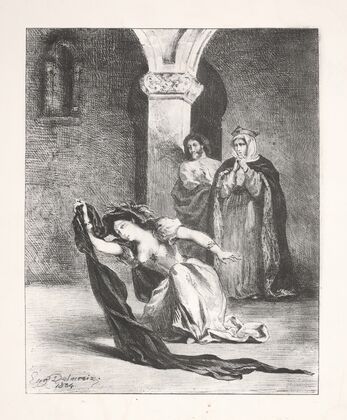 Ophelia’s madness (Act IV, scene v) (1864)