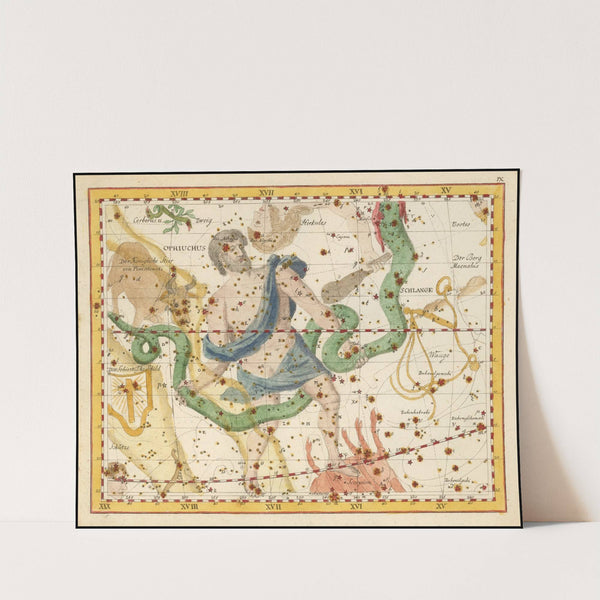 Ophiuchus and Serpent (1805) by Johann Elert Bode