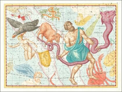 Ophiuchus seu Serpentarius… Coelum Stellatum (1801)