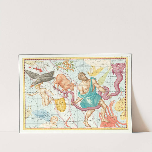 Ophiuchus seu Serpentarius… Coelum Stellatum (1801) by Johann Elert Bode