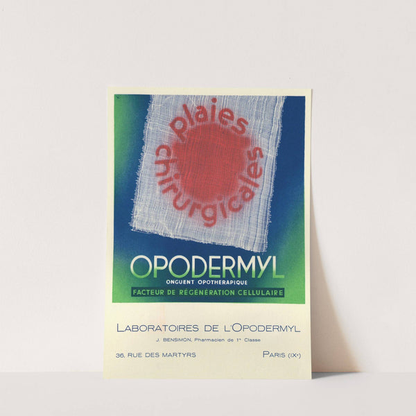 Opodermyl (1910-1950) by Laboratoires de l'Opodermyl