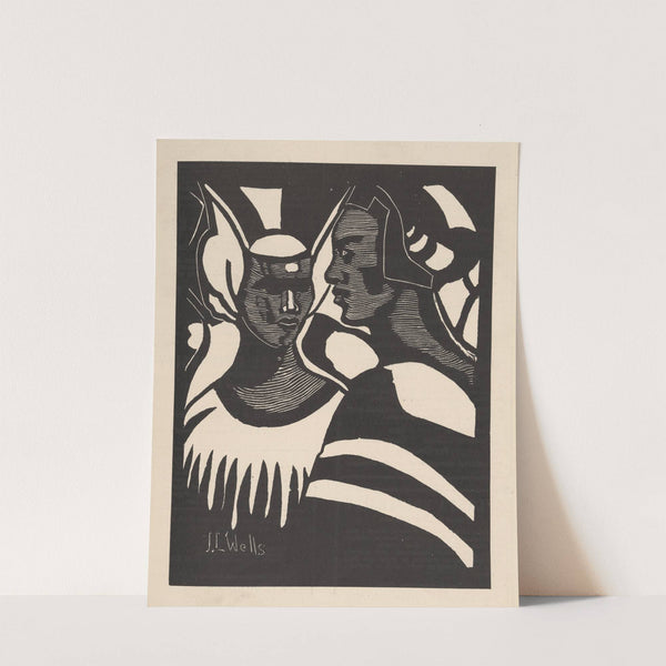 Opportunity Vol. 6, no. 4 Cover (1928) by James Lesesne Wells