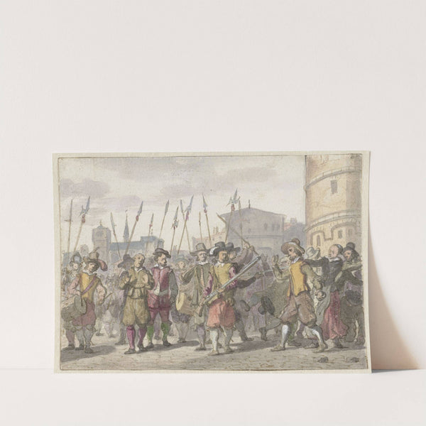 Oproer bij de veroordeling van Cornelis Halewijn en Herman Jansz. te Antwerpen in 1559 by Jacob van der Ulft