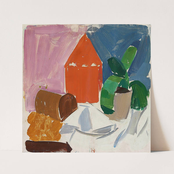 Opstilling med potteplante by Edvard Weie