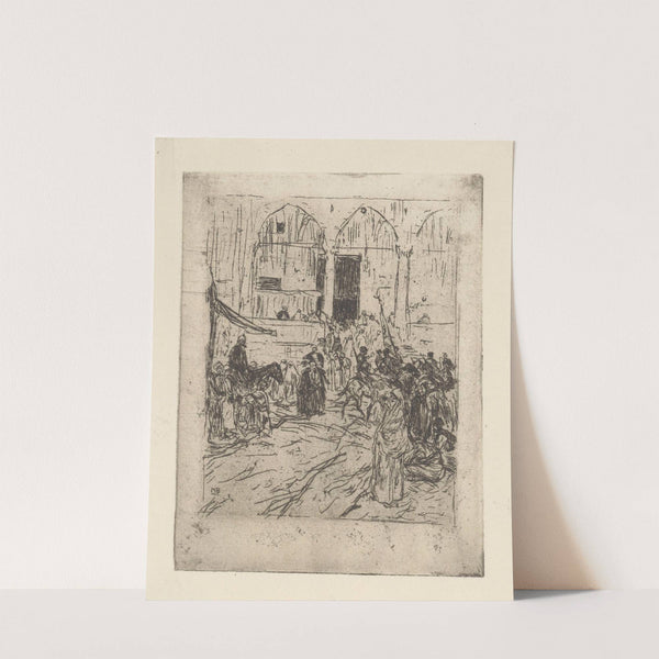 Optocht van ruiters (1888) by Marius Bauer