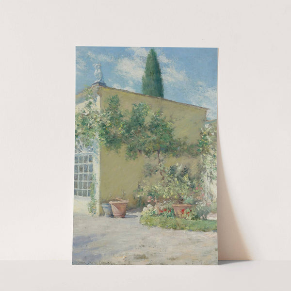 Orangerie Of The Chase Villa In Florence by William Merritt Chase