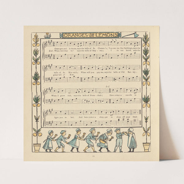 There was a Lady Loved a Swine (1876) by Walter Crane