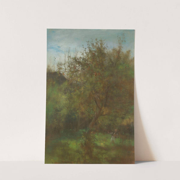 Orchard – boy under an apple tree (1890) by Witold Pruszkowski