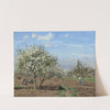 Orchard in Bloom,Louveciennes (1872) by Camille Pissarro