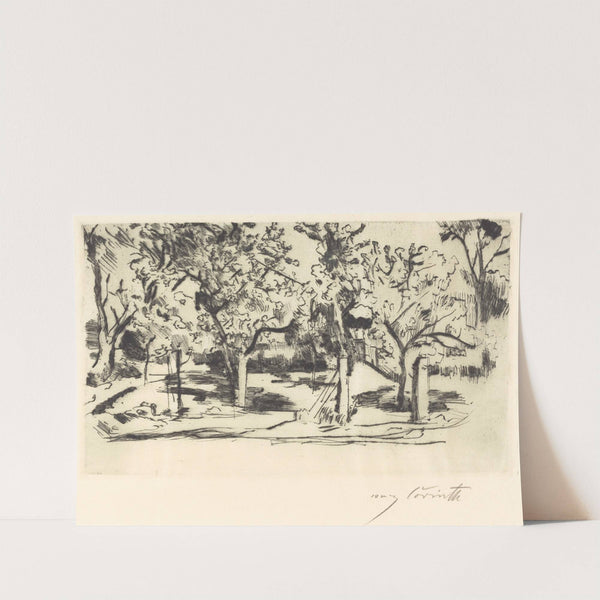 Orchard (Obstgarten) (1918) by Lovis Corinth