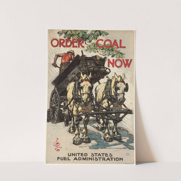 Order coal now (1918) by Joseph Christian Leyendecker