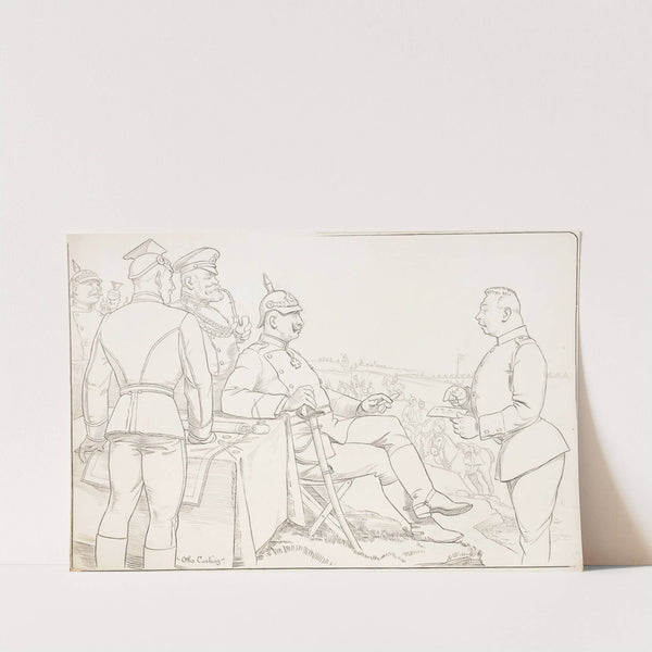 Orderly; Majestat here is still another note from that American President. – Answer it yourself it yourself Fritz (1915) by Otho Cushing