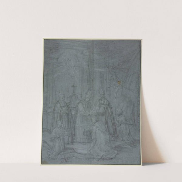 Ordination of a bishop by Eustache Le Sueur