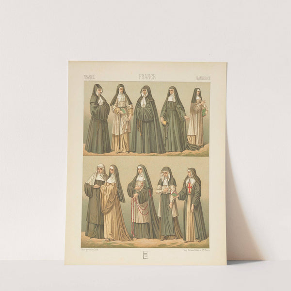 Ordres religieux.. (1876-1888) by Auguste Racinet