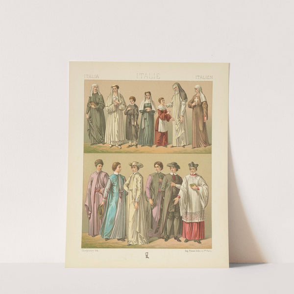 Ordres religieux – Rome (1876-1888) by Auguste Racinet