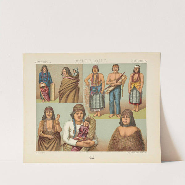 Orégon;les Indiens de la haute Californiele Killimous (1876-1888) by Auguste Racinet