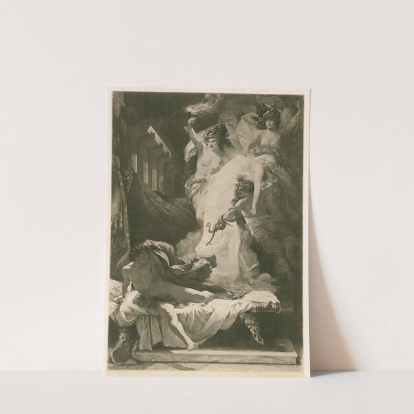 Orestes pursued by the Furies (1878) by Fernand Lematte