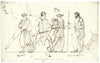 Orestes retrieving Hermione from Menelaos