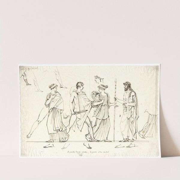 Orestes retrieving Hermione from Menelaos by David Humbert de Superville