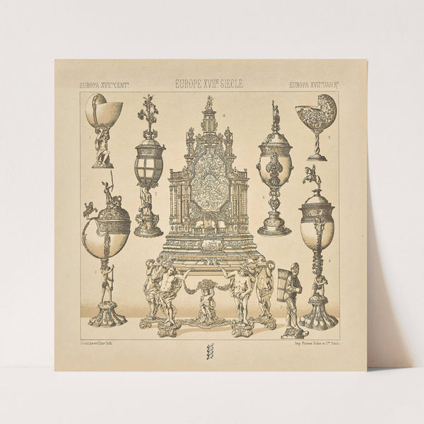 Orfevrerie Allemande – objets decoratifs et usuels (1876-1888) by Auguste Racinet
