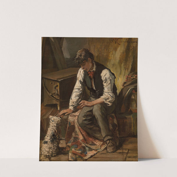 Organ Grinder (1873) by Constantin Meunier