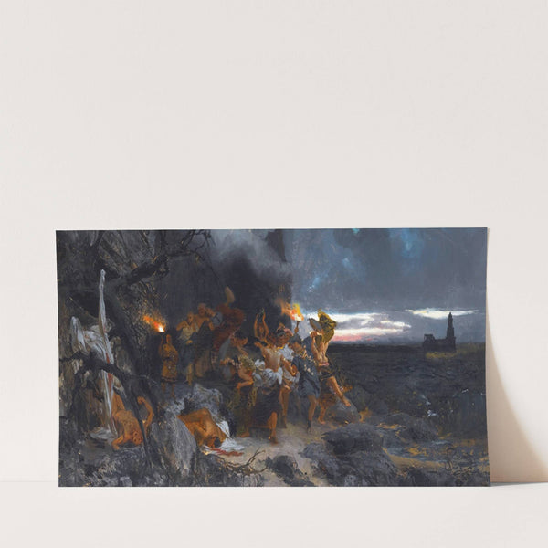 Orgy On Capri In The Time Of Tiberius (1881) by Henryk Siemiradzki