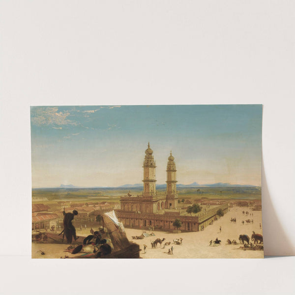Oriental Landscape with Mosque by Alberto Pasini