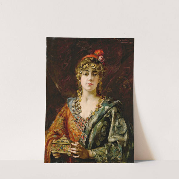 Oriental With Jewelry by Paul De La Boulaye