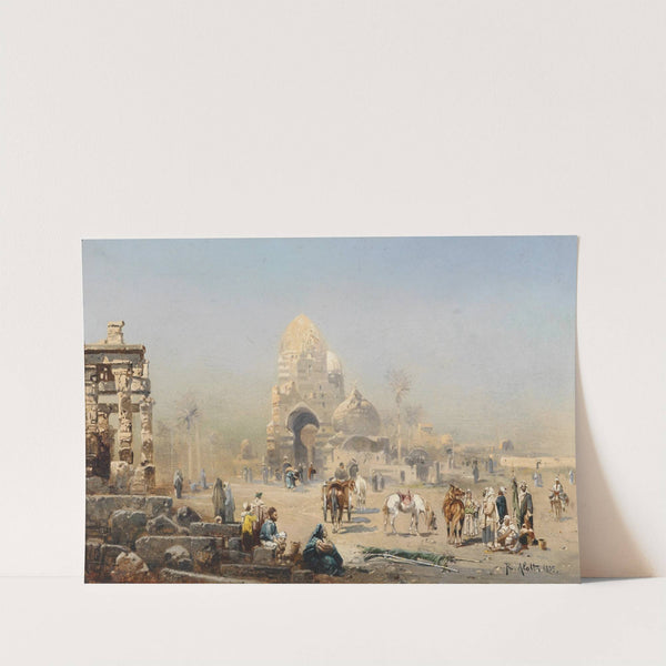Orientalische Straßenszene by Robert Alott