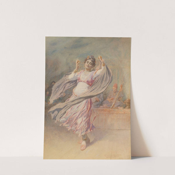 Orientalische Tänzerin mit Musikern (1907) by Robert Talbot Kelly