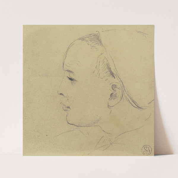 Orientalischer Kopf im Profil nach links (1865) by Wilhelm Gentz