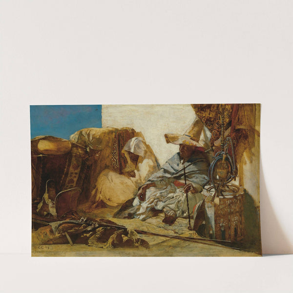 Orientalischer Teppichhändler by Eduard Charlemont