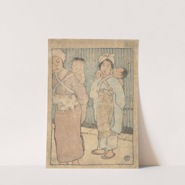 Orientálne matky s deťmi (1908–1923) by Emil Orlik